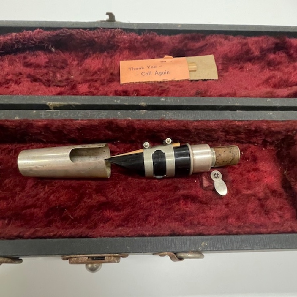 Vintage Silver Clarinet C. J. Boston Elkhart Indiana in Case - Picture 13 of 15